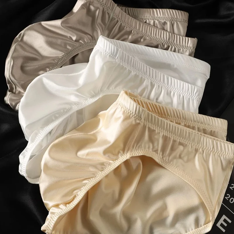 Boxer Shorts Modal - 4X Sous-vêtements sexy brillants pour hommes,